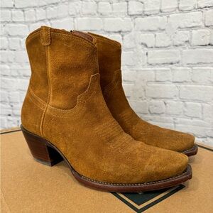 Tecovas Daisy Sienna Suede Boots